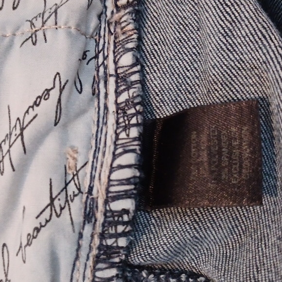 White House Black Market Flare leg contour 4R. Dark wash.  EUC! - Picture 7 of 8